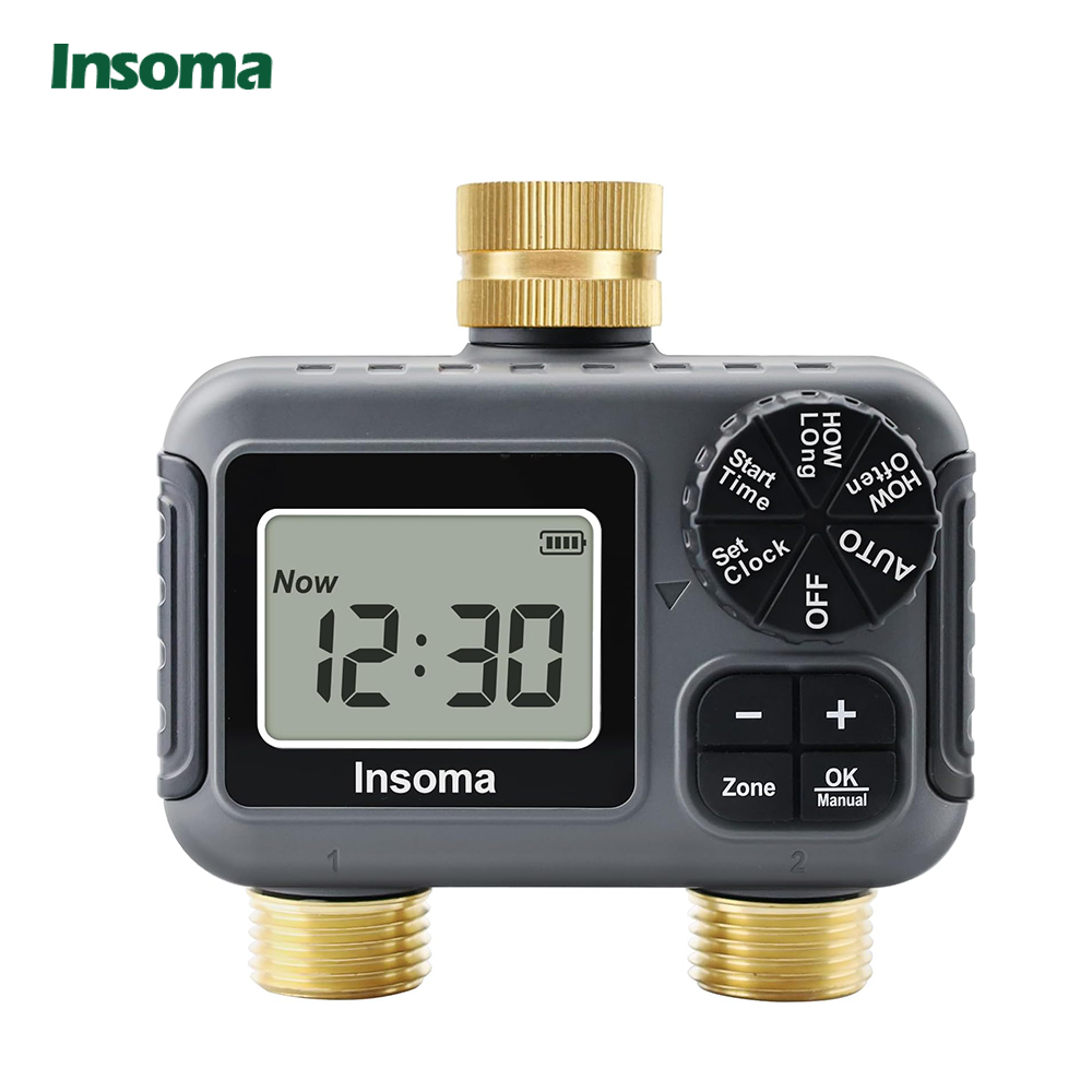Timer Dual Outlet - Sistem Irigasi Cerdas Dual Outlet, Pengatur
